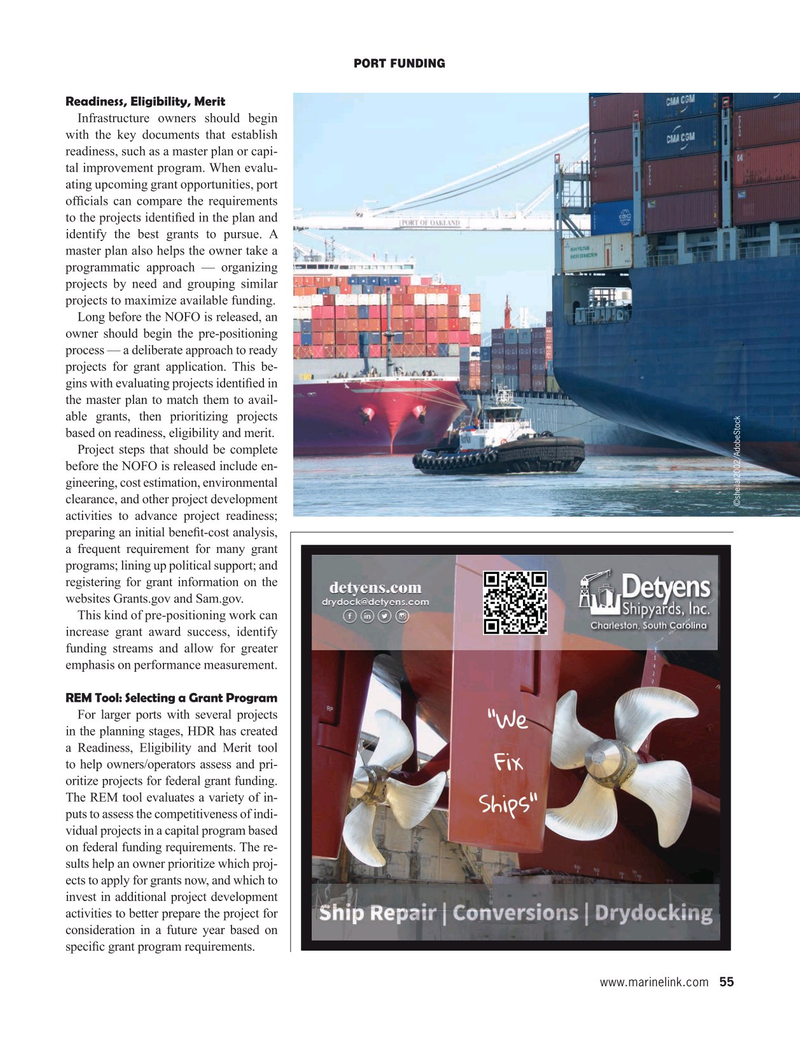 Maritime Reporter Magazine, page 55,  Nov 2023