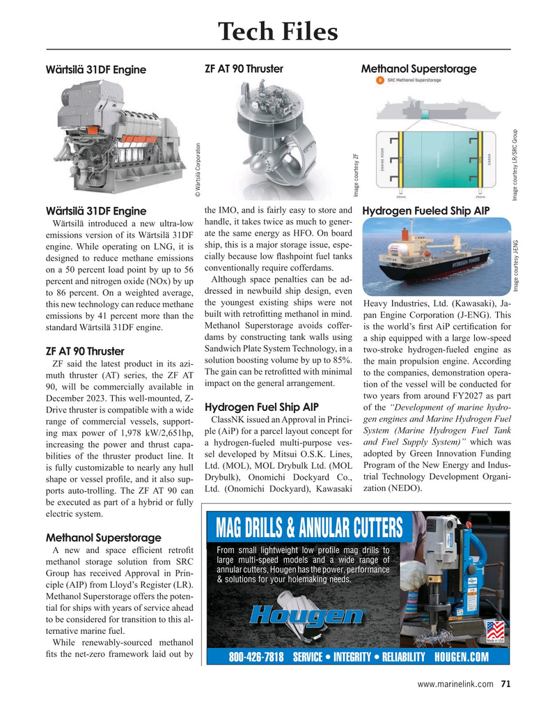 Maritime Reporter Magazine, page 71,  Nov 2023