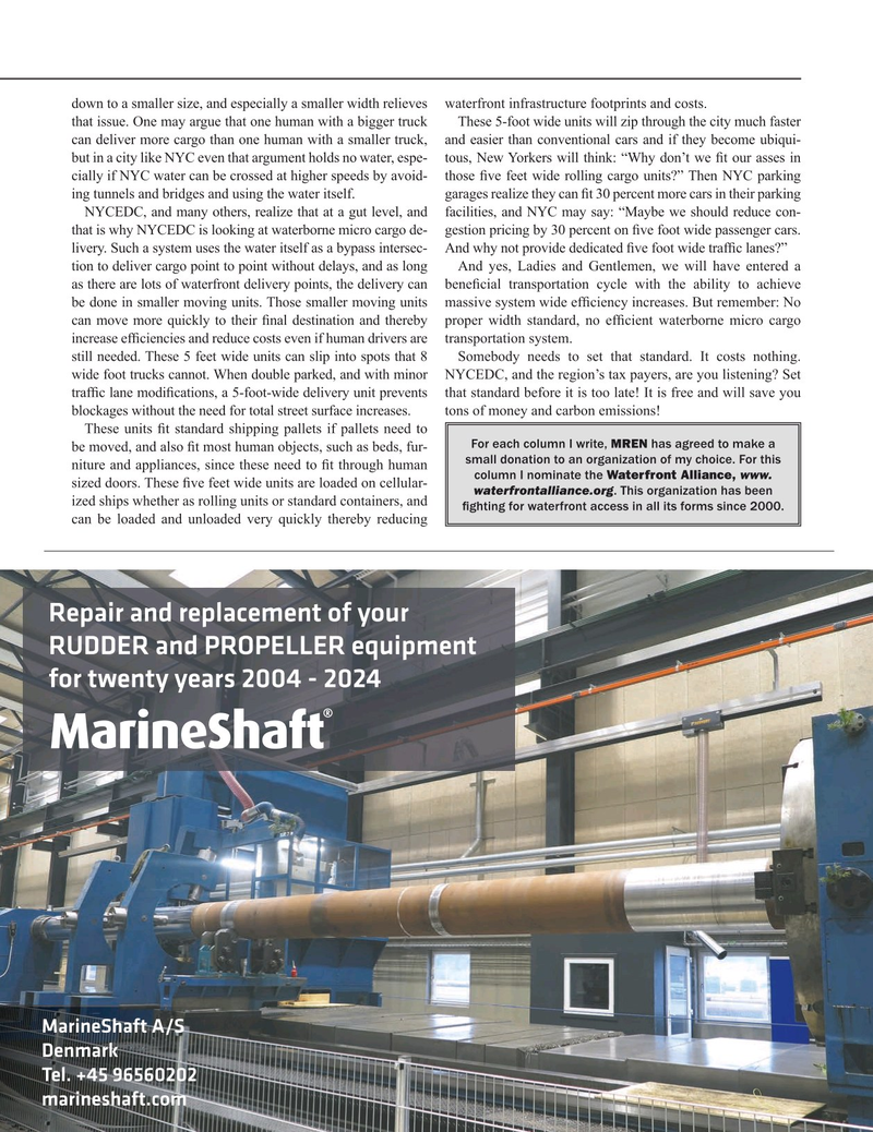 Maritime Reporter Magazine, page 11,  Feb 2024