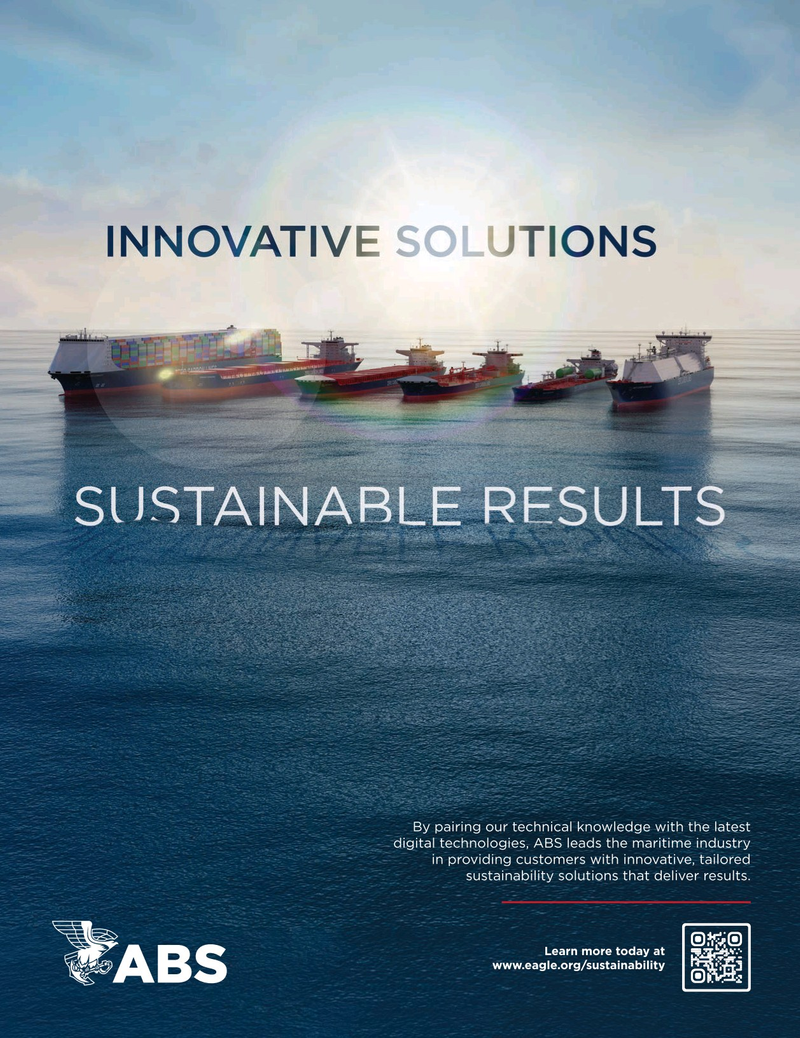 Maritime Reporter Magazine, page 2nd Cover,  Feb 2024