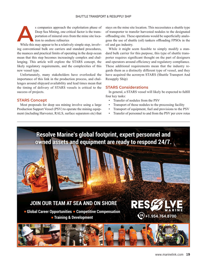 Maritime Reporter Magazine, page 19,  May 2024