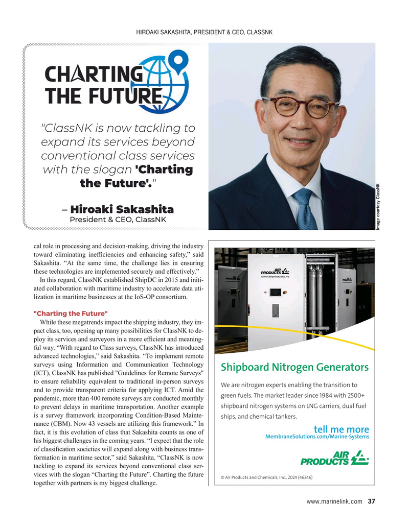 Maritime Reporter Magazine, page 37,  May 2024