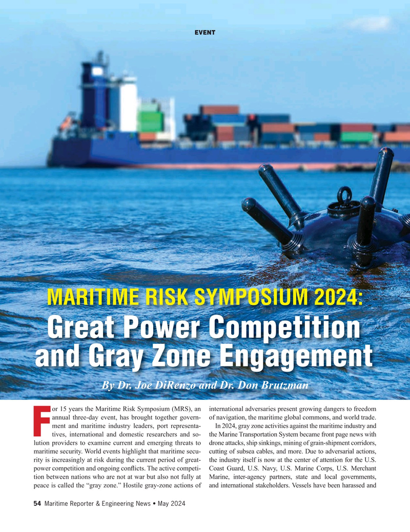 Maritime Reporter Magazine, page 54,  May 2024