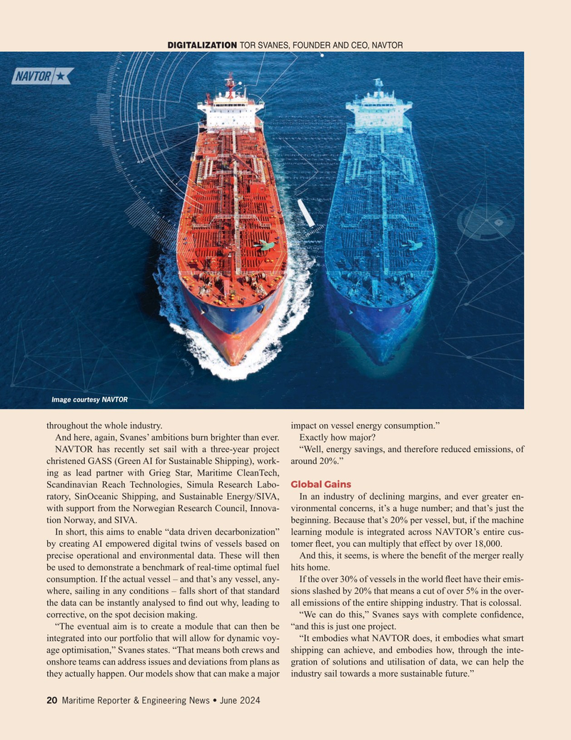 Maritime Reporter Magazine, page 20,  Jun 2024