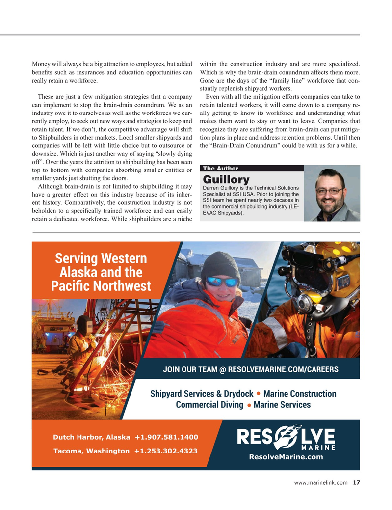 Maritime Reporter Magazine, page 17,  Aug 2024