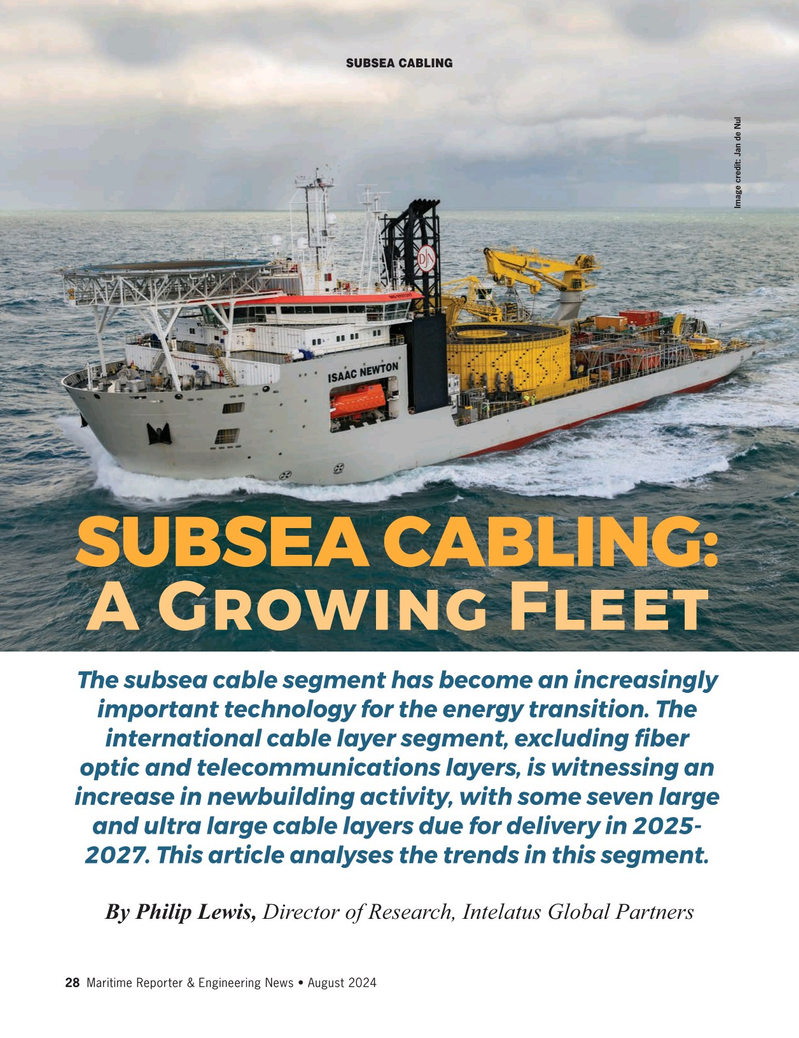 Maritime Reporter Magazine, page 28,  Aug 2024