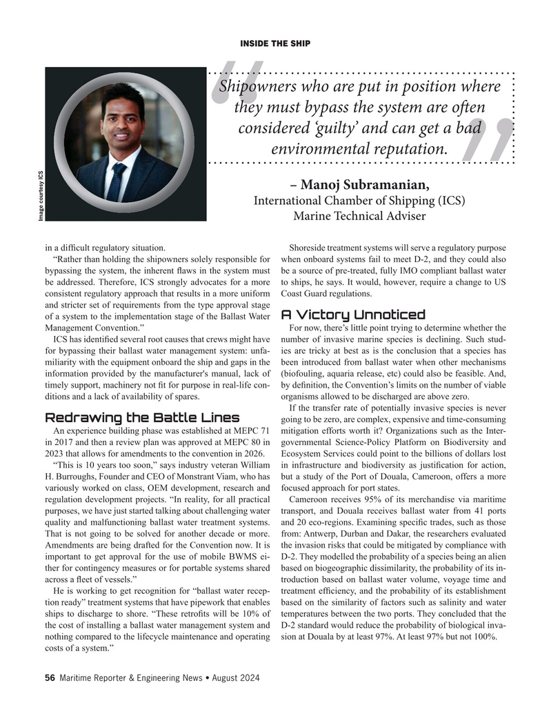 Maritime Reporter Magazine, page 56,  Aug 2024