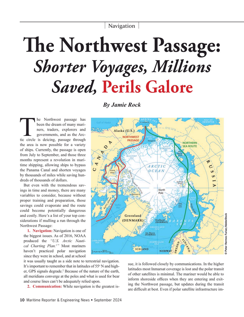 Maritime Reporter Magazine, page 10,  Sep 2024