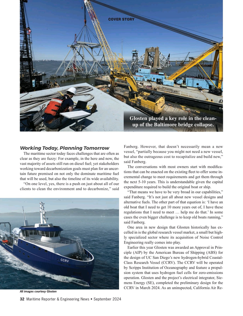 Maritime Reporter Magazine, page 32,  Sep 2024