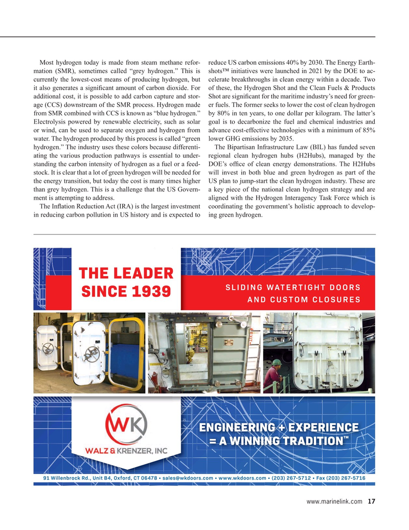 Maritime Reporter Magazine, page 17,  Nov 2024