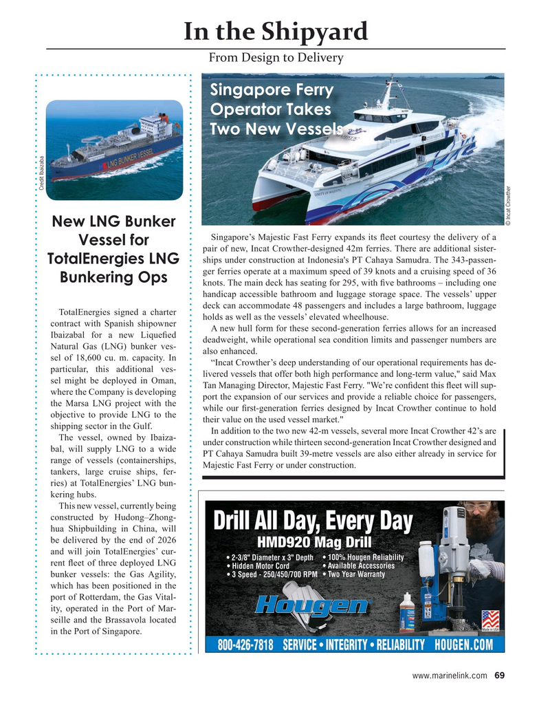 Maritime Reporter Magazine, page 69,  Nov 2024