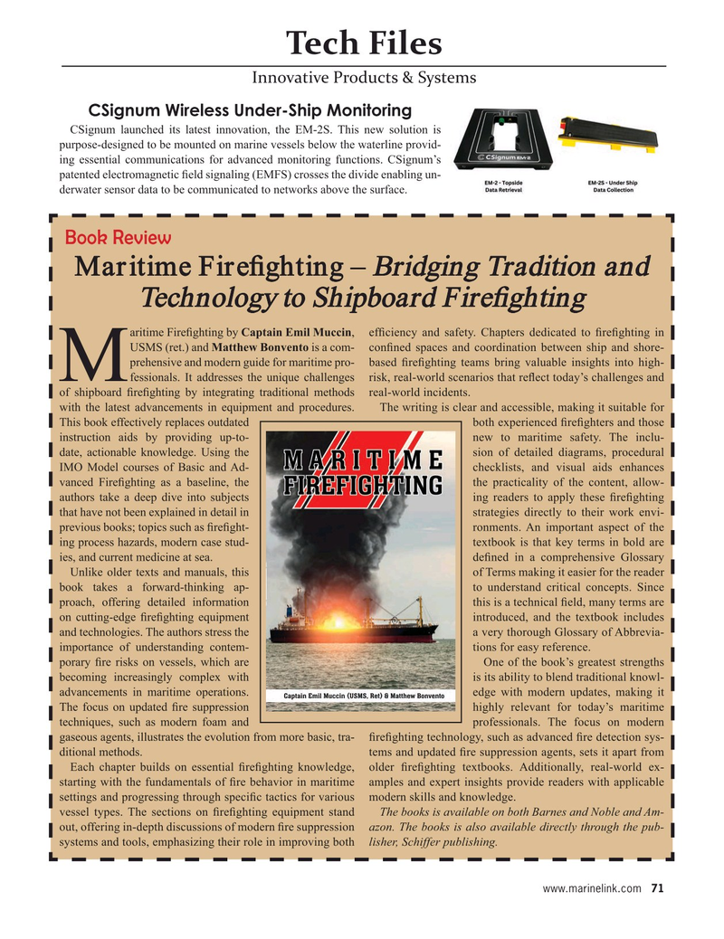 Maritime Reporter Magazine, page 71,  Nov 2024