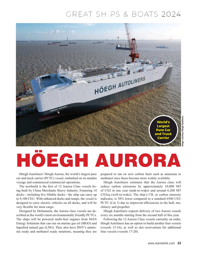 Maritime Reporter Magazine, page 33,  Dec 2024