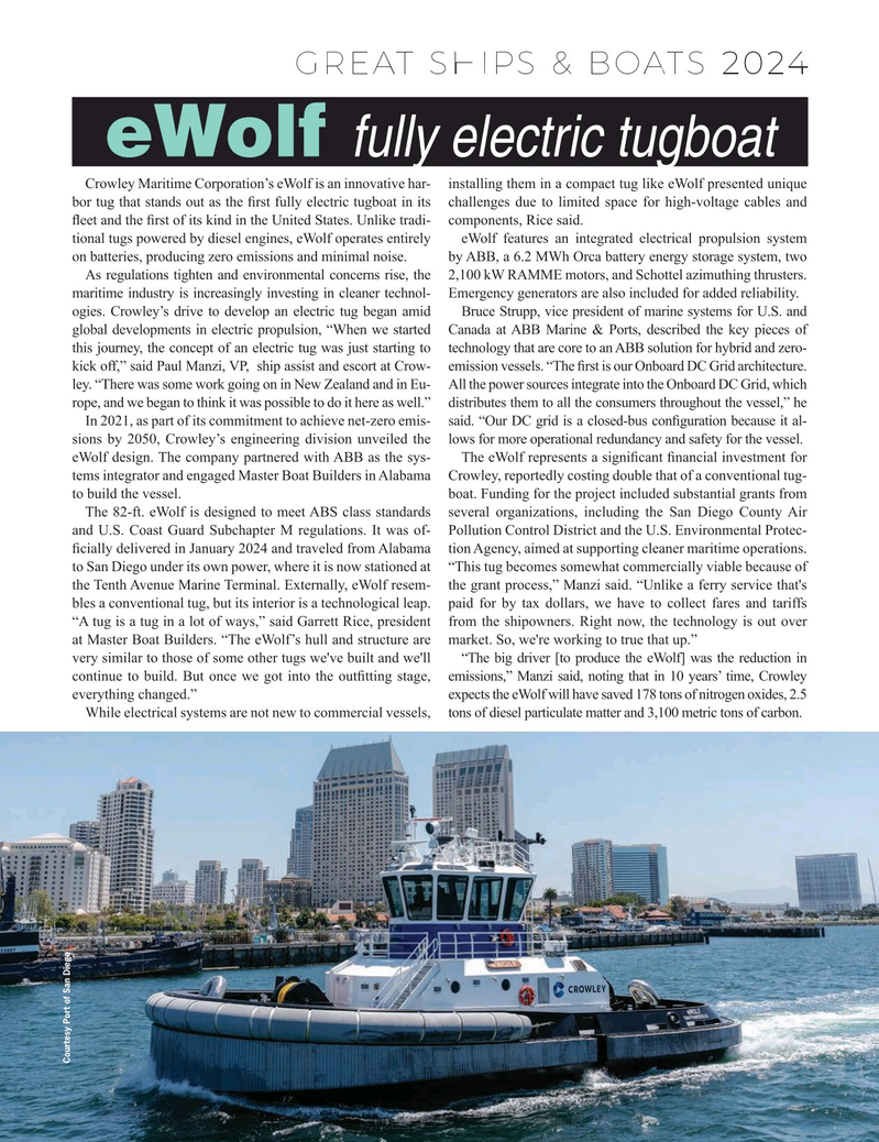 Maritime Reporter Magazine, page 39,  Dec 2024