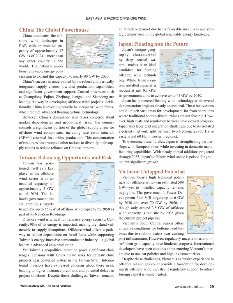 Maritime Reporter Magazine, page 29,  Apr 2025