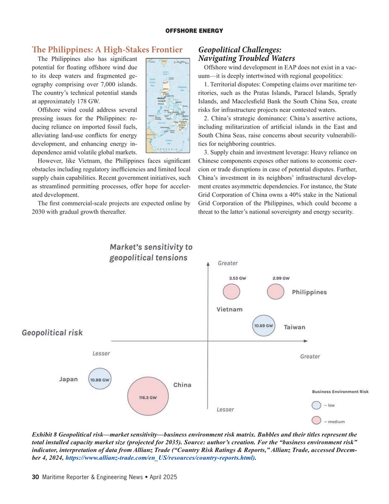 Maritime Reporter Magazine, page 30,  Apr 2025