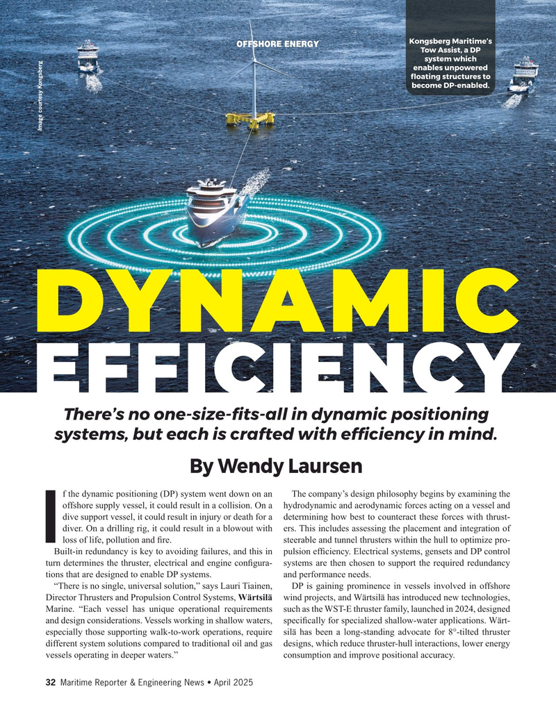 Maritime Reporter Magazine, page 32,  Apr 2025