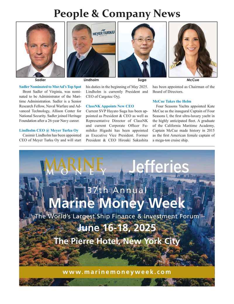 Maritime Reporter Magazine, page 45,  Apr 2025