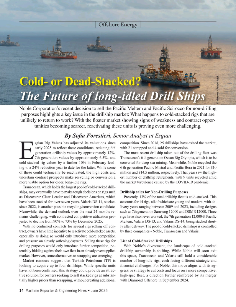 Maritime Reporter Magazine, page 14,  Jun 2025