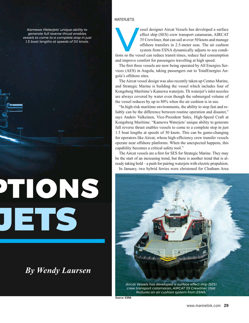 Maritime Reporter Magazine, page 29,  Jun 2025