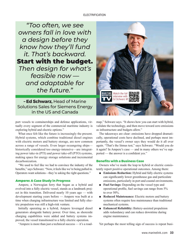 Maritime Reporter Magazine, page 33,  Jun 2025