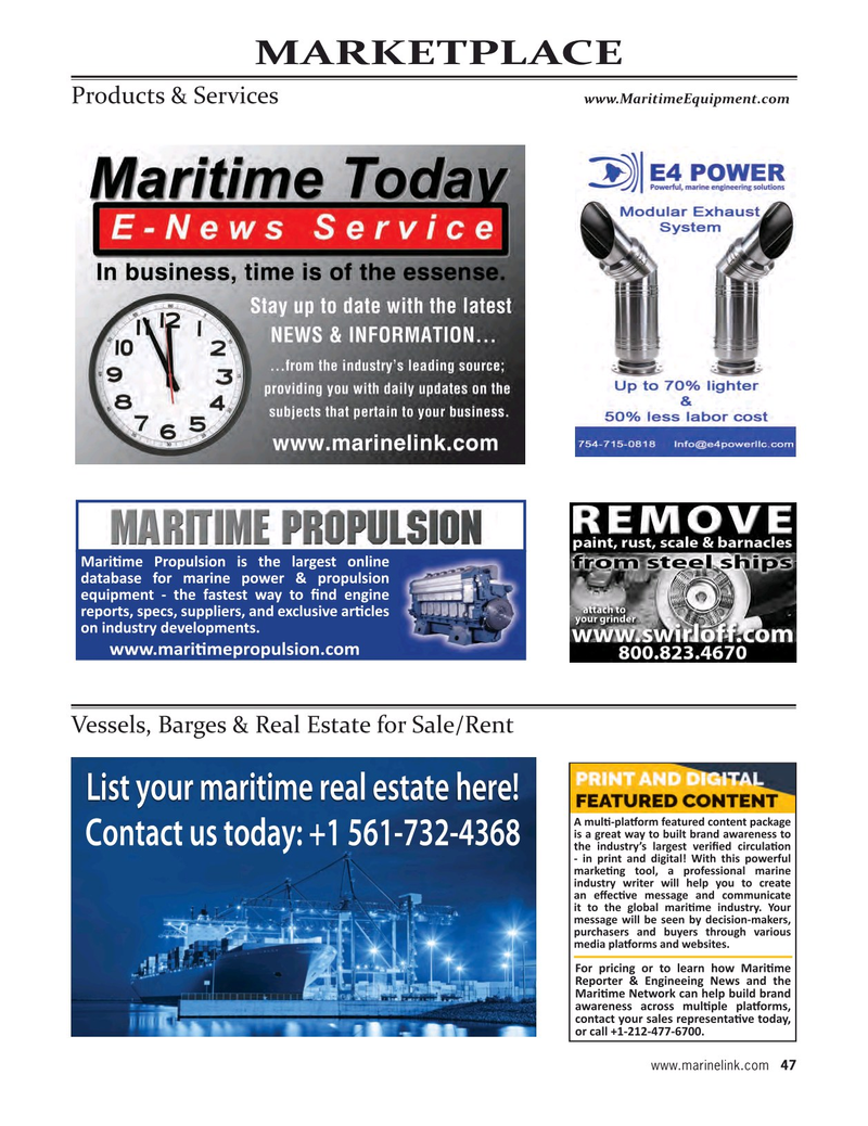 Maritime Reporter Magazine, page 47,  Jun 2025