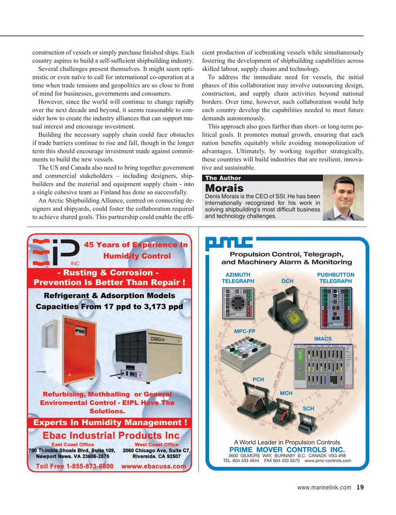 Maritime Reporter Magazine, page 19,  Aug 2025