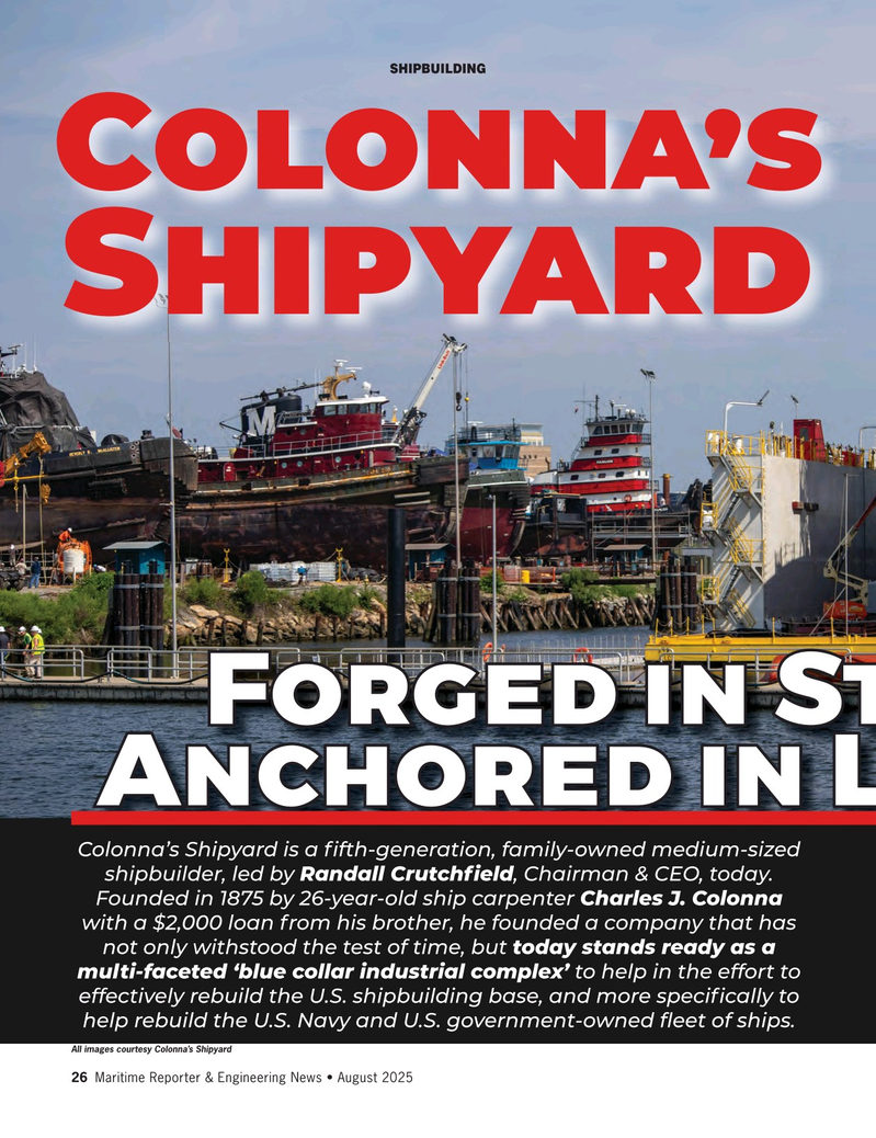 Maritime Reporter Magazine, page 26,  Aug 2025