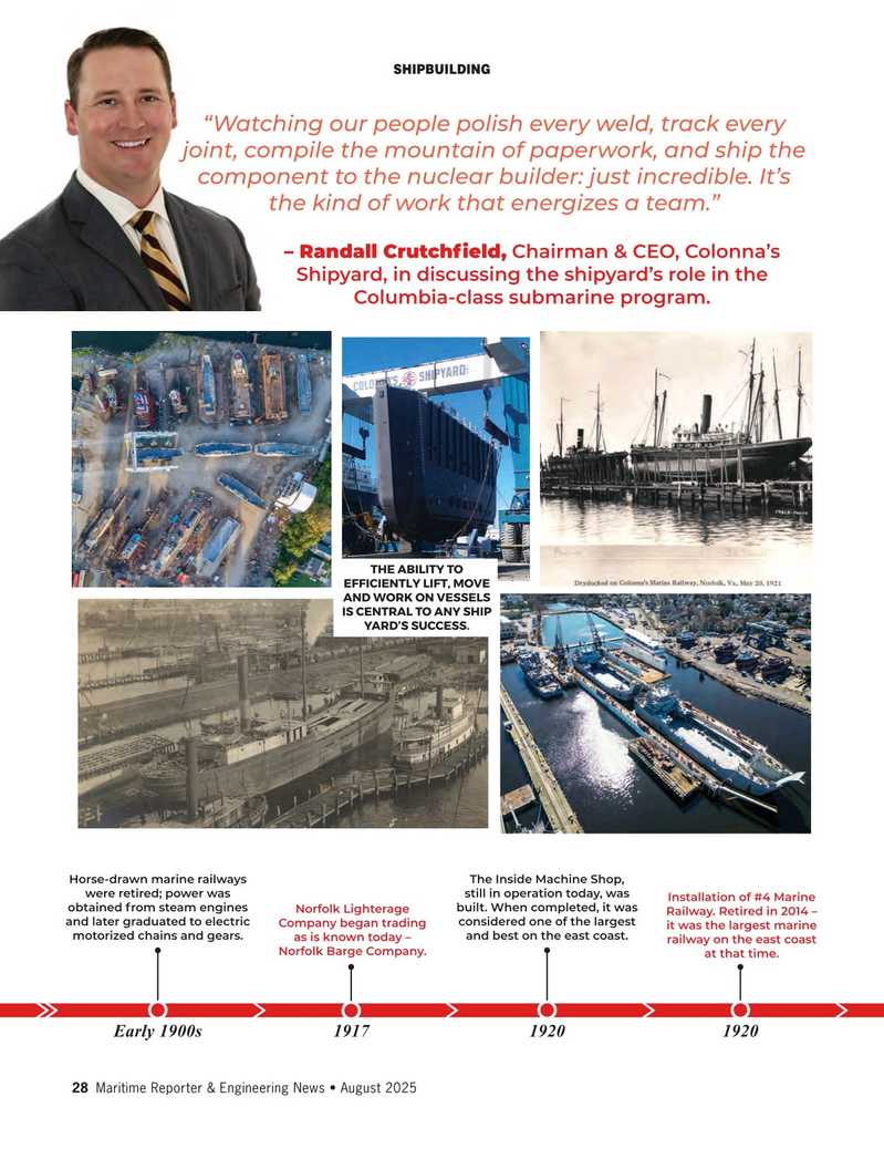 Maritime Reporter Magazine, page 28,  Aug 2025