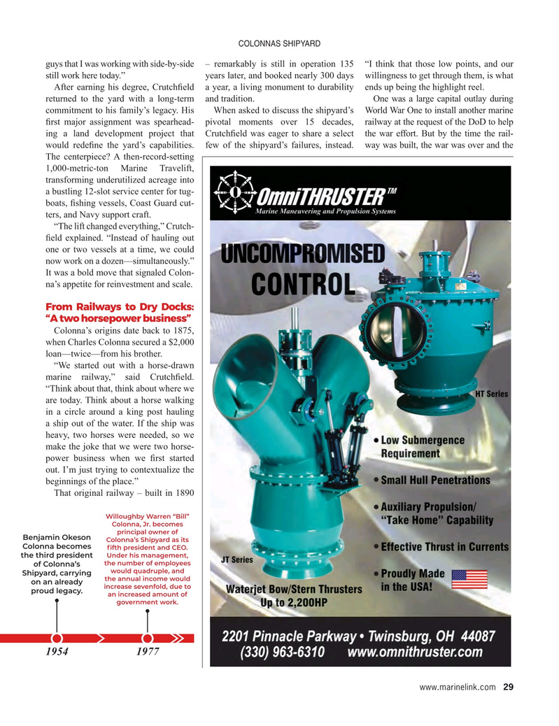 Maritime Reporter Magazine, page 29,  Aug 2025