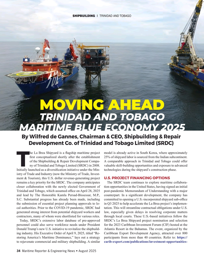 Maritime Reporter Magazine, page 34,  Aug 2025