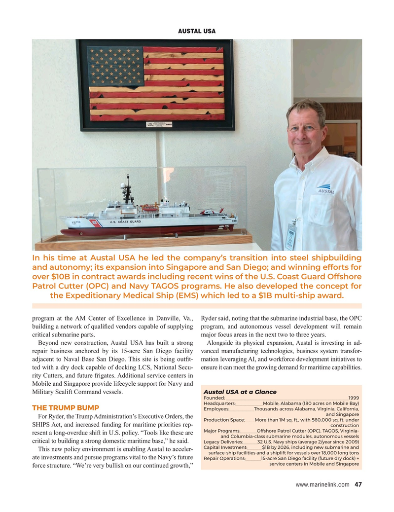 Maritime Reporter Magazine, page 47,  Aug 2025