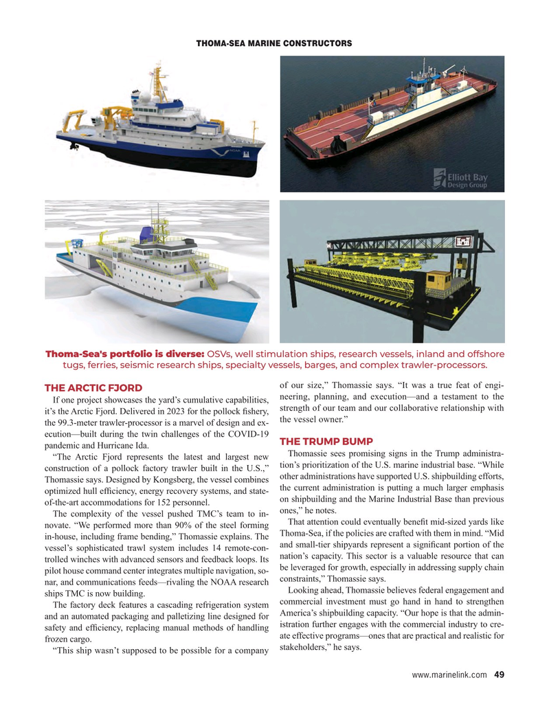 Maritime Reporter Magazine, page 49,  Aug 2025