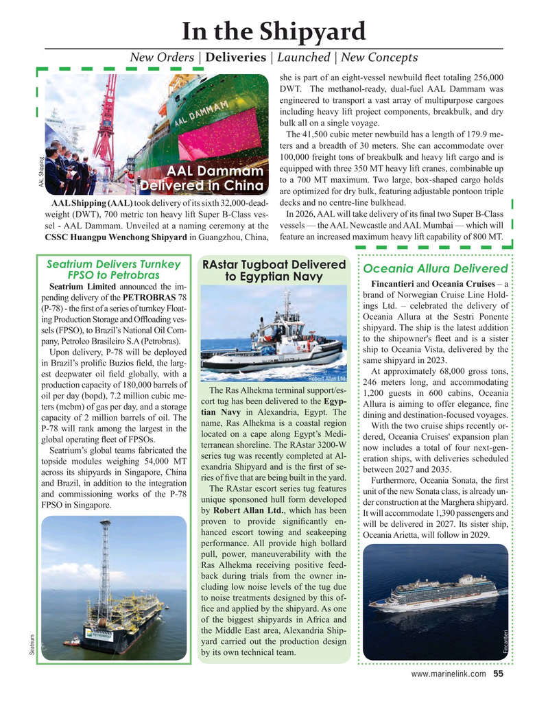Maritime Reporter Magazine, page 55,  Aug 2025