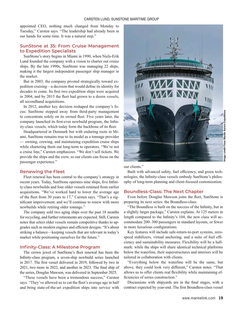 Maritime Reporter Magazine, page 19,  Oct 2025