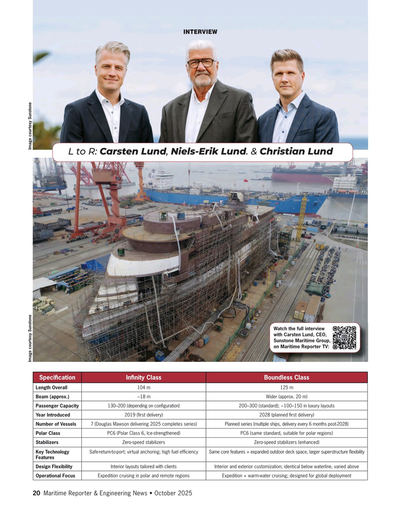Maritime Reporter Magazine, page 20,  Oct 2025