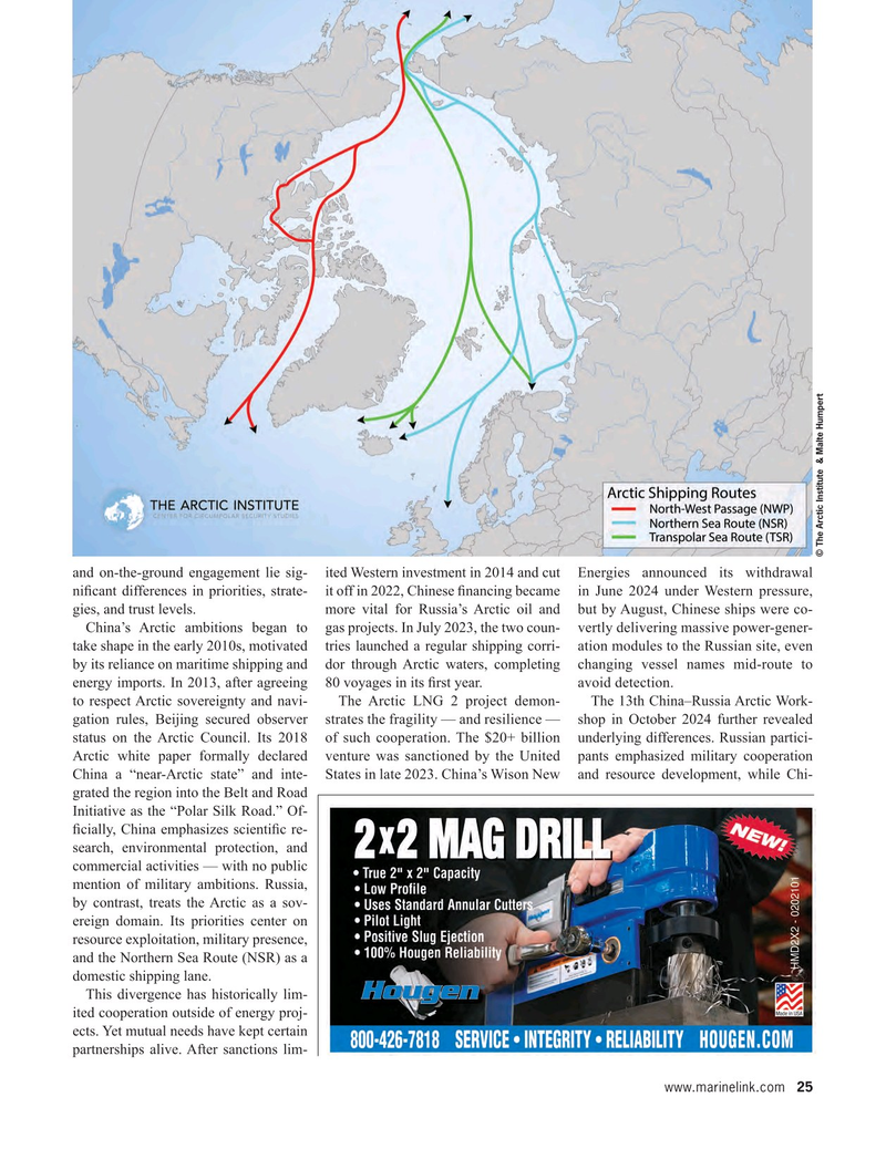 Maritime Reporter Magazine, page 25,  Oct 2025