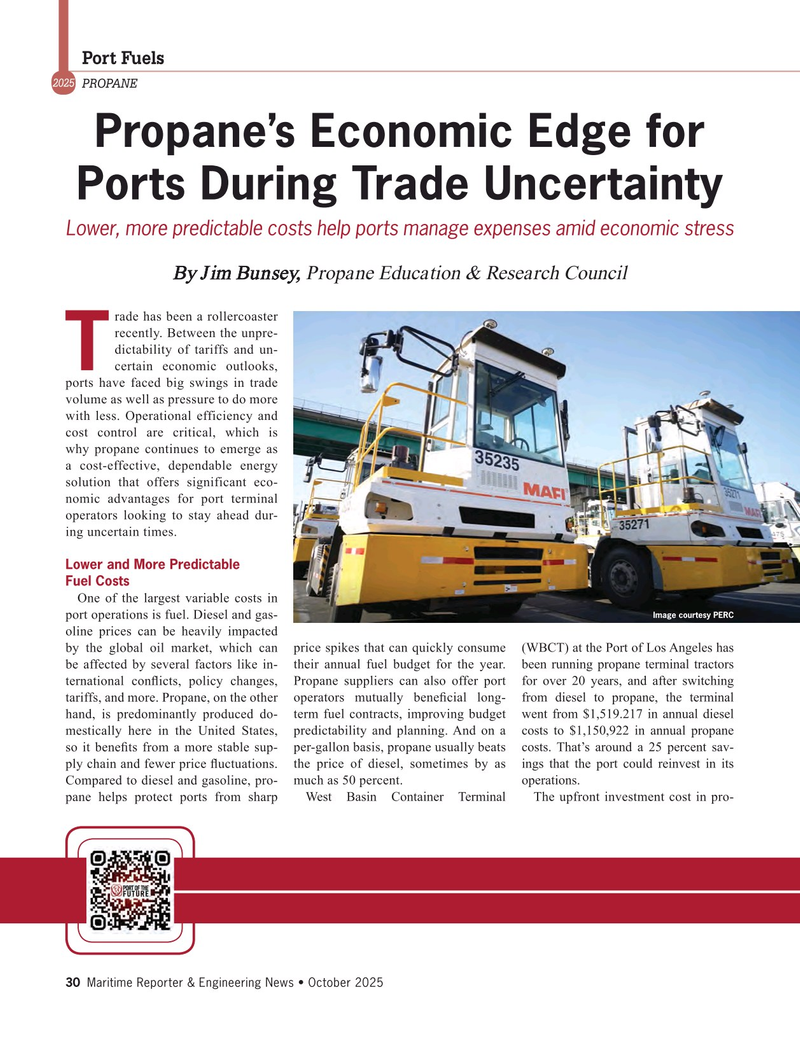 Maritime Reporter Magazine, page 30,  Oct 2025