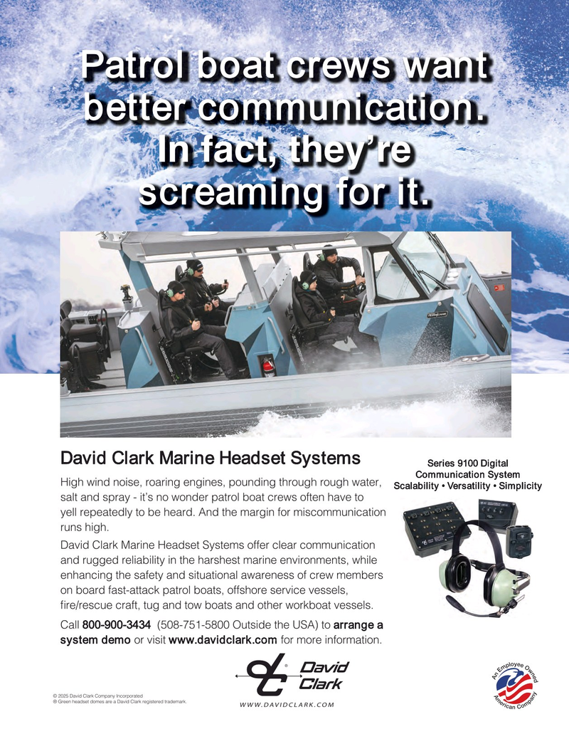 Maritime Reporter Magazine, page 3rd Cover,  Oct 2025