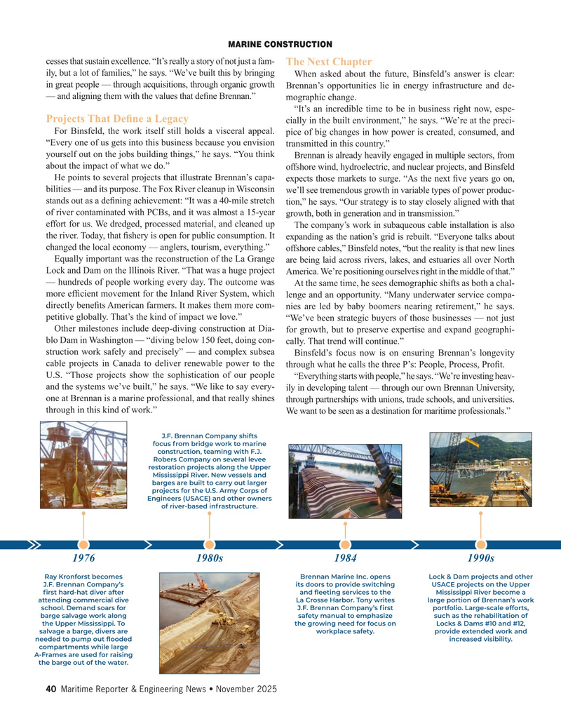 Maritime Reporter Magazine, page 40, Nov 2025