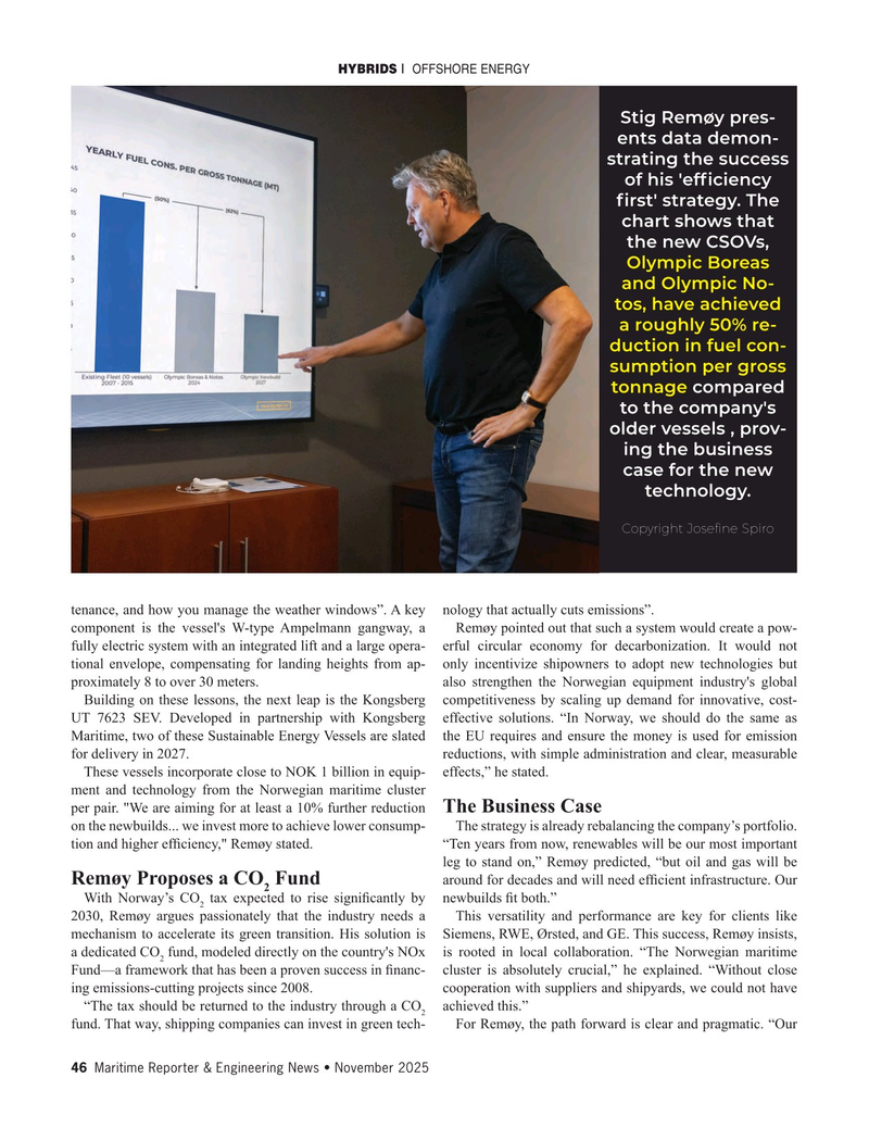 Maritime Reporter Magazine, page 46,  Nov 2025