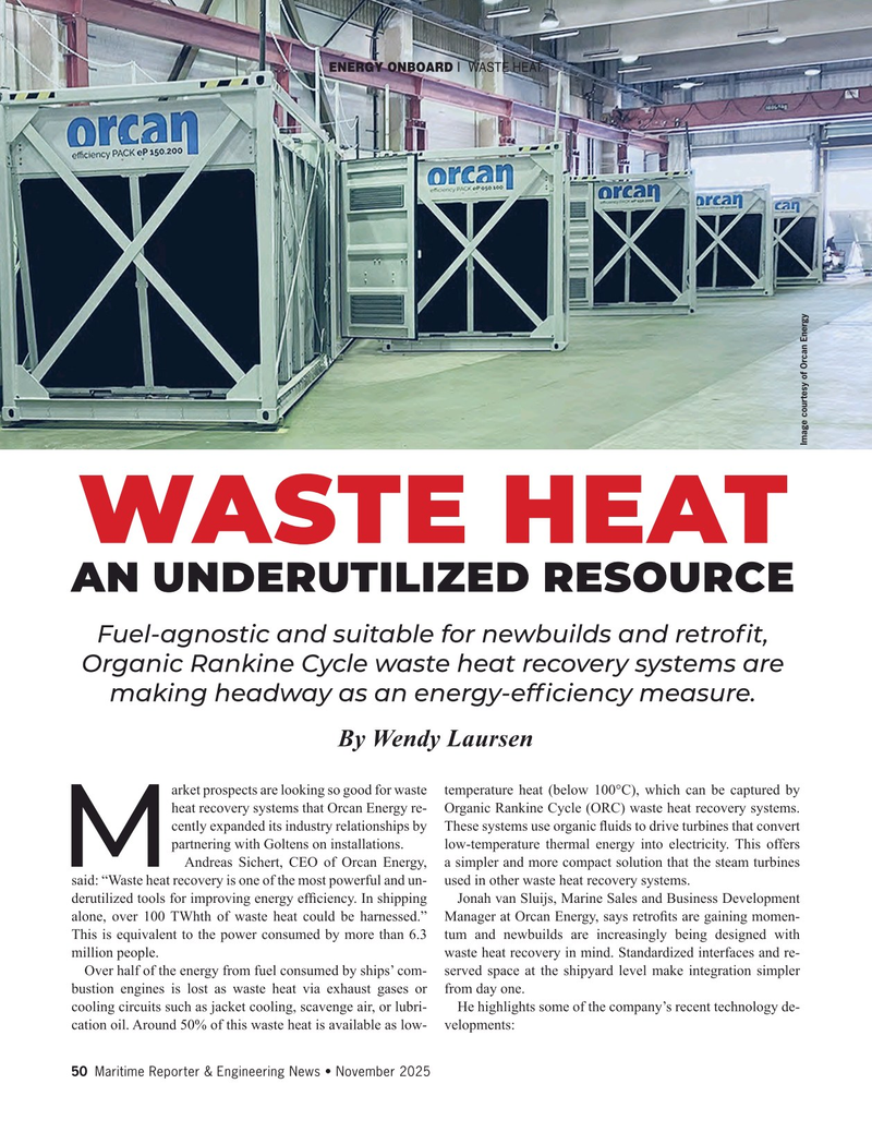 Maritime Reporter Magazine, page 50,  Nov 2025