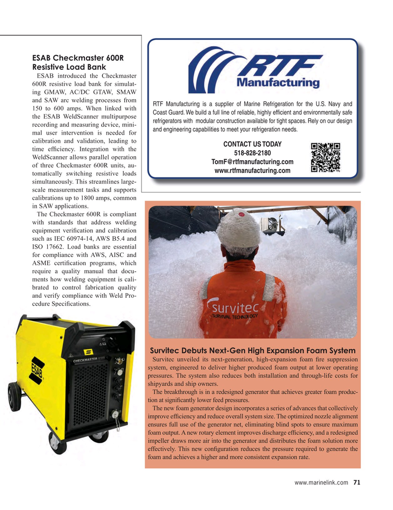 Maritime Reporter Magazine, page 71, Nov 2025