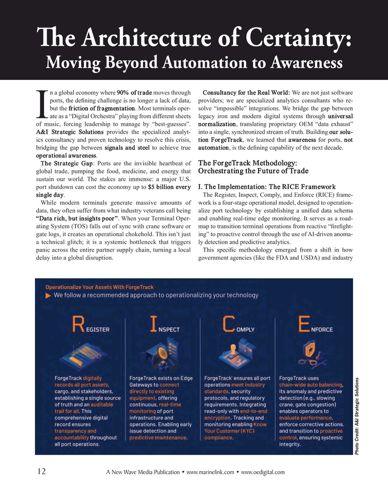 Maritime Reporter Magazine, page 12,  Feb 16, 2026