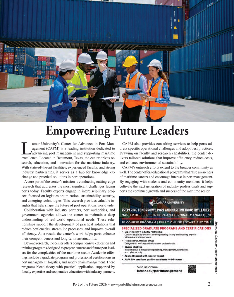 Maritime Reporter Magazine, page 21,  Feb 16, 2026