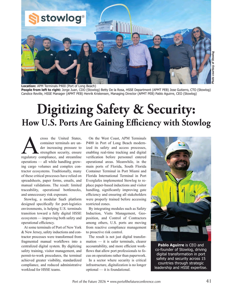 Maritime Reporter Magazine, page 41,  Feb 16, 2026