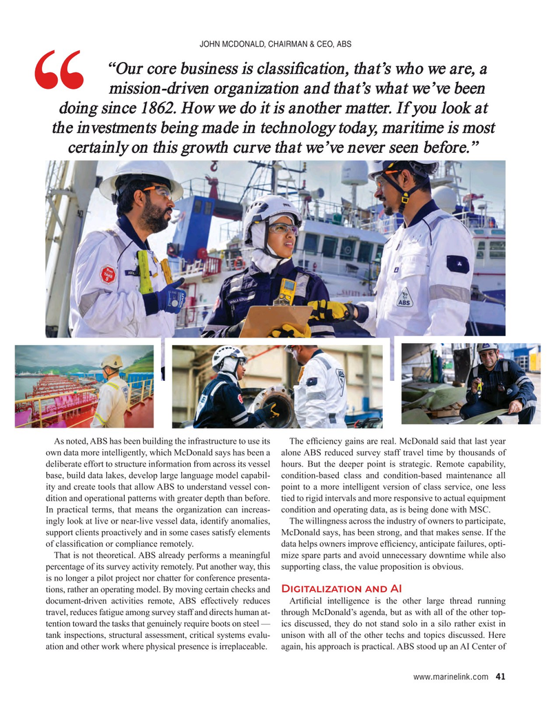 Maritime Reporter Magazine, page 41, Apr 2026
