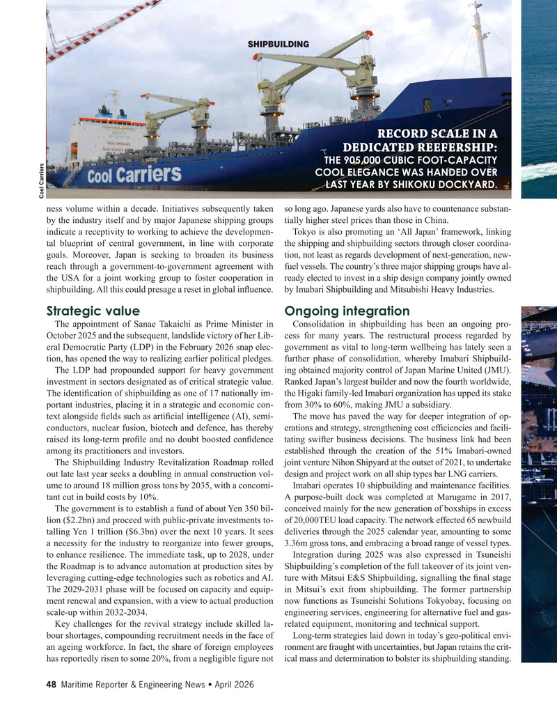 Maritime Reporter Magazine, page 48,  Apr 2026