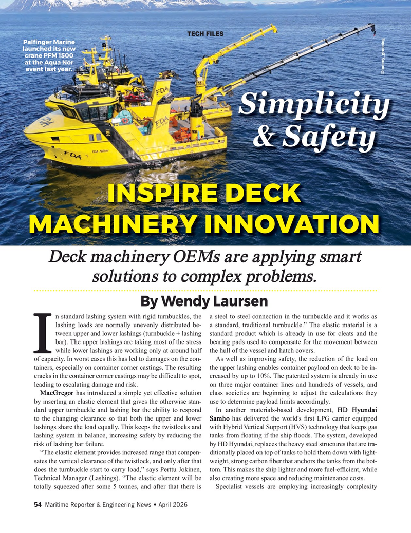 Maritime Reporter Magazine, page 54, Apr 2026