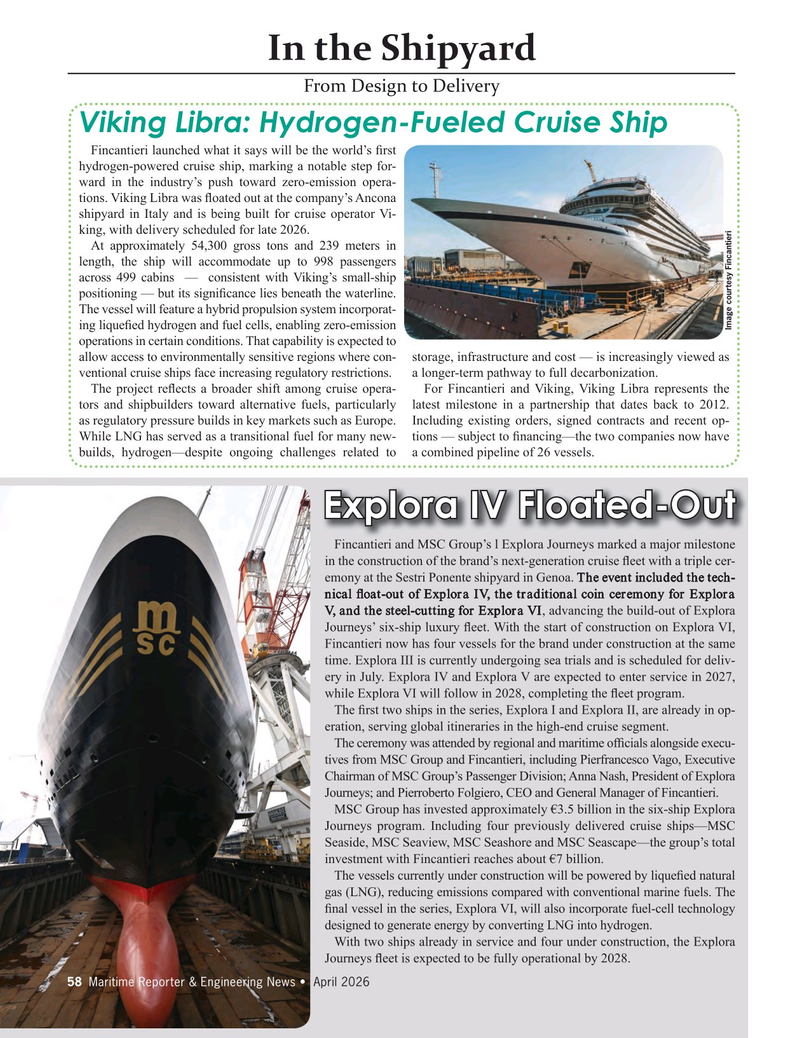 Maritime Reporter Magazine, page 58,  Apr 2026